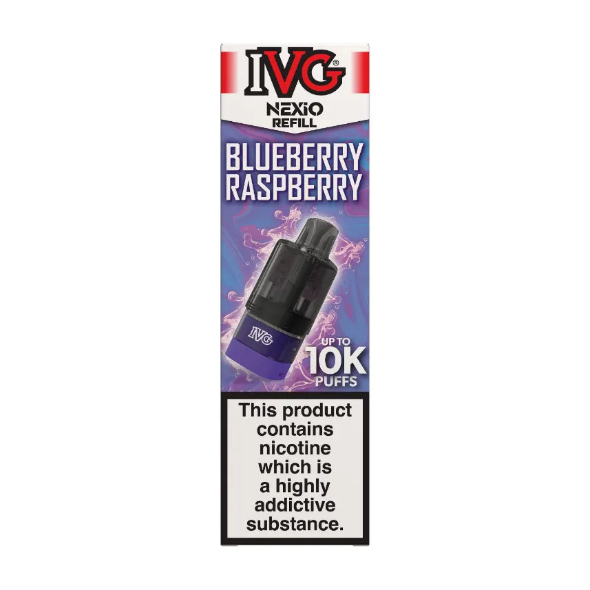 Blueberry Raspberry IVG Nexio Refill Pods Vape Universe
