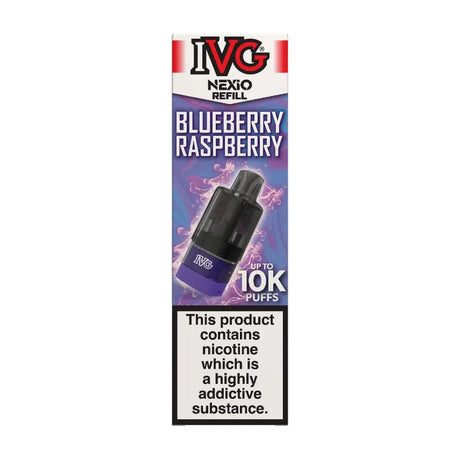 Blueberry Raspberry IVG Nexio Refill Pods Vape Universe
