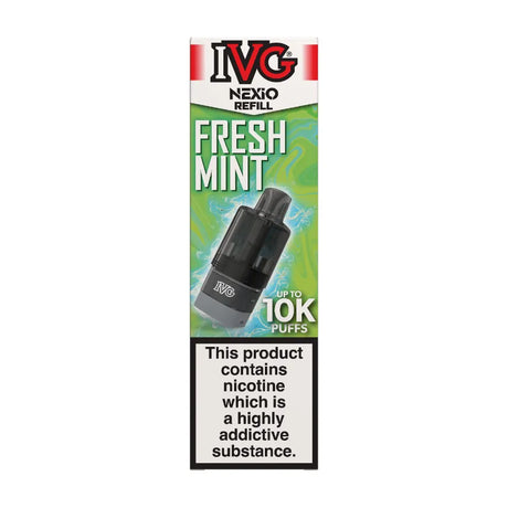 Fresh Mint IVG Nexio Refill Pods Vape Universe

