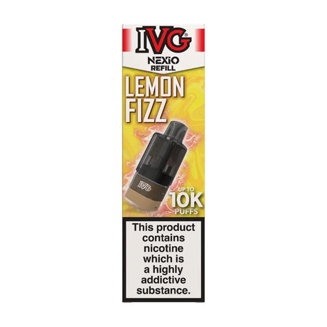 Lemon Fizz IVG Nexio Refill Pods Vape Universe

