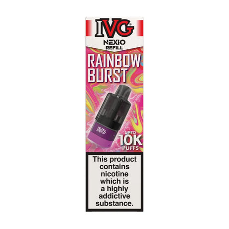 Rainbow Burst IVG Nexio Refill Pods Vape Universe
