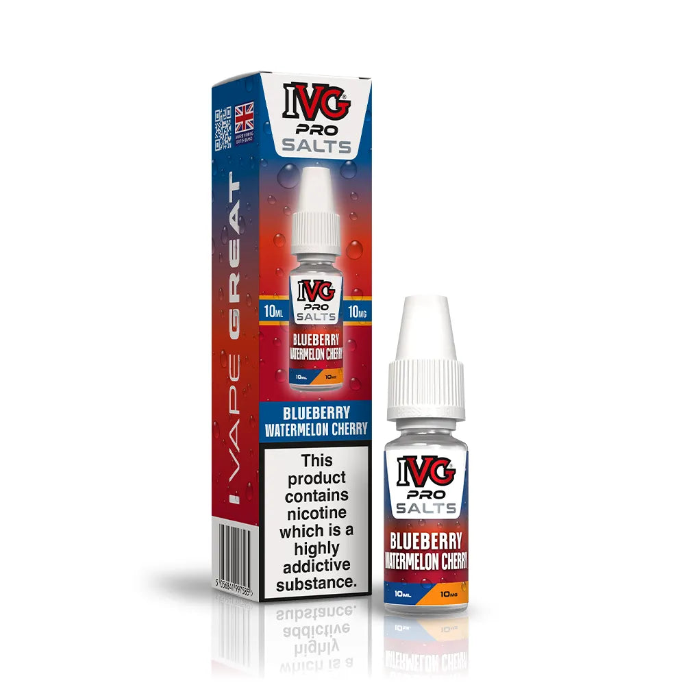 IVG Pro Salts Blueberry Watermelon Cherry Nic Salt