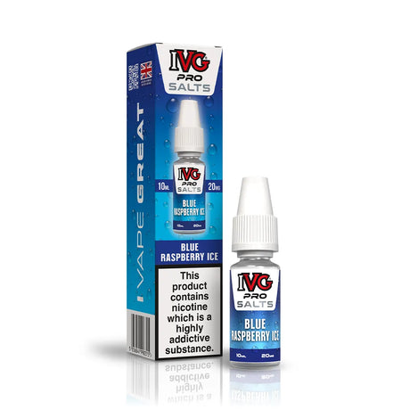 IVG Pro Salts 20mg Blue Raspberry Ice Nic Salt