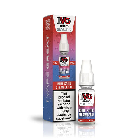IVG Pro Salts Blue Sour Strawberry Nic Salt