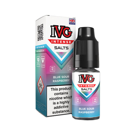 IVG Intense Blue Sour Raspberry Nic Salt E-liquid 10ml