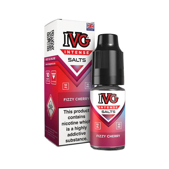 IVG Intense Fizzy Cherry Nic Salt E-liquid 10ml