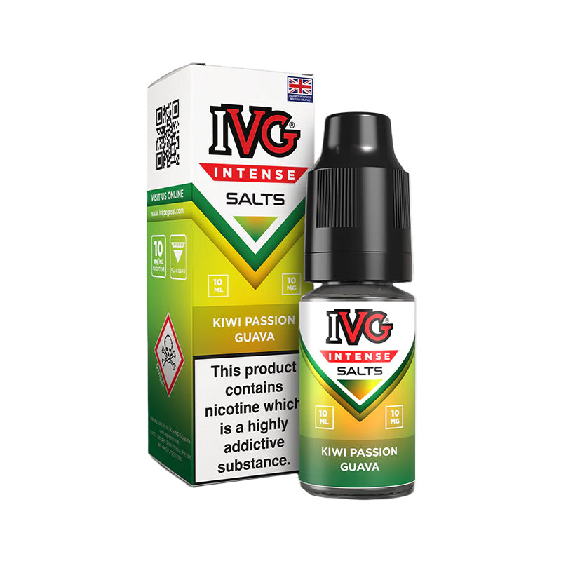 IVG Intense Kiwi Passion Guava Nic Salt E-liquid 10ml