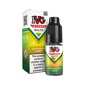IVG Intense Kiwi Passion Guava Nic Salt E-liquid 10ml