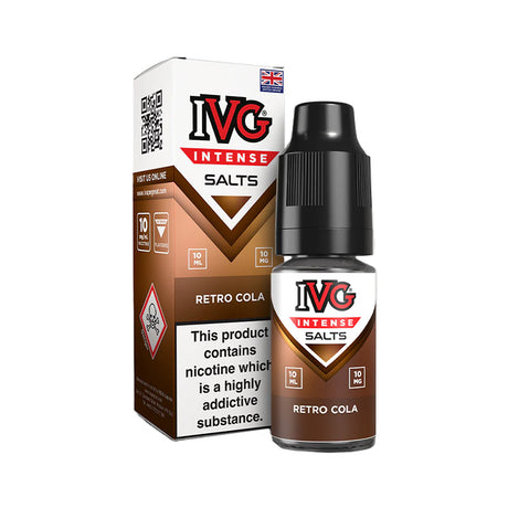 IVG Intense Retro Cola Nic Salt E-liquid 10ml.