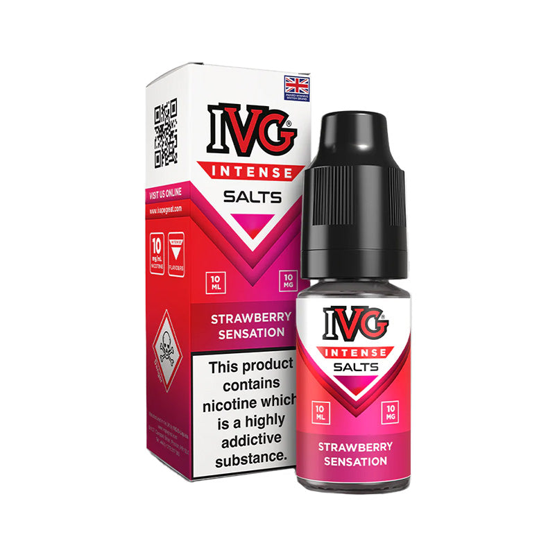 IVG Intense Strawberry Sensation Nic Salt E-liquid 10ml