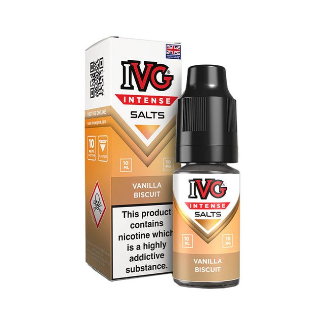 IVG Intense Vanilla Biscuit Nic Salt E-liquid 10ml