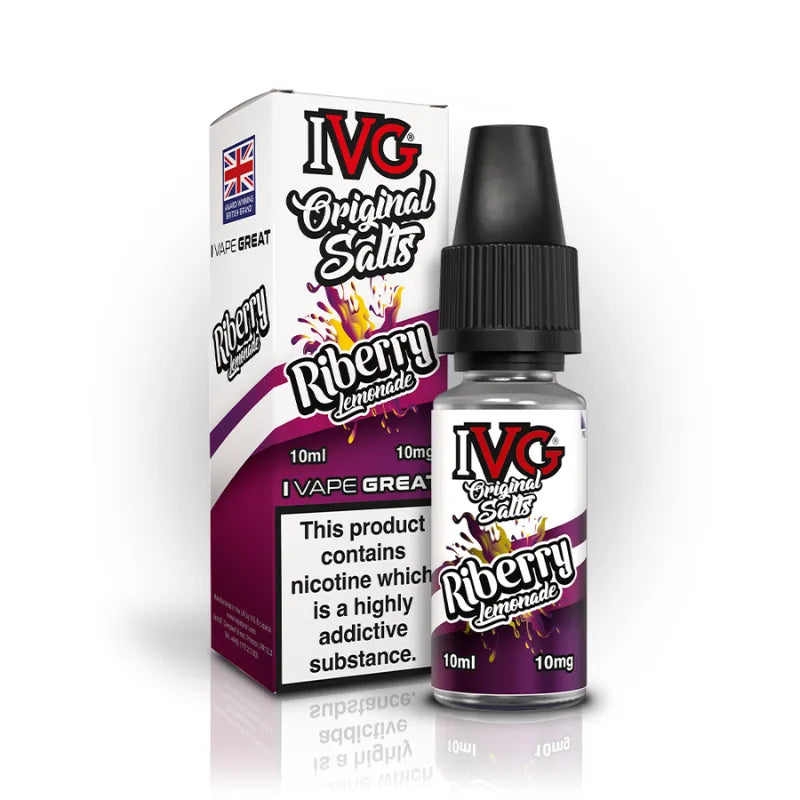 IVG Original Salt Riberry Lemonade 10mg Nic Salt Vape universe