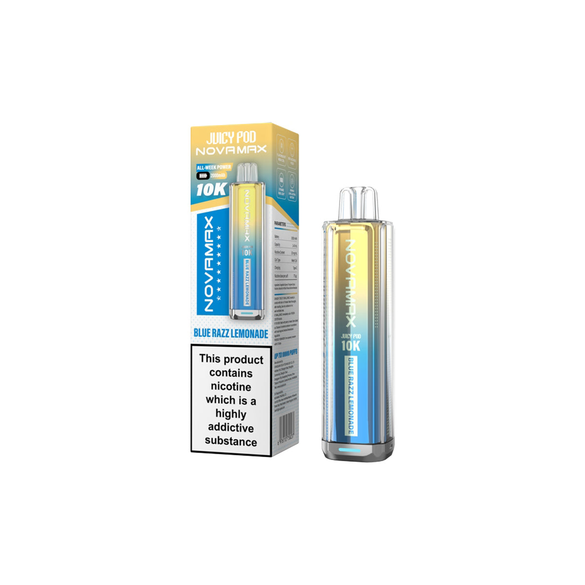 Juicy Pod Novamax 10K Prefilled Pod Kit