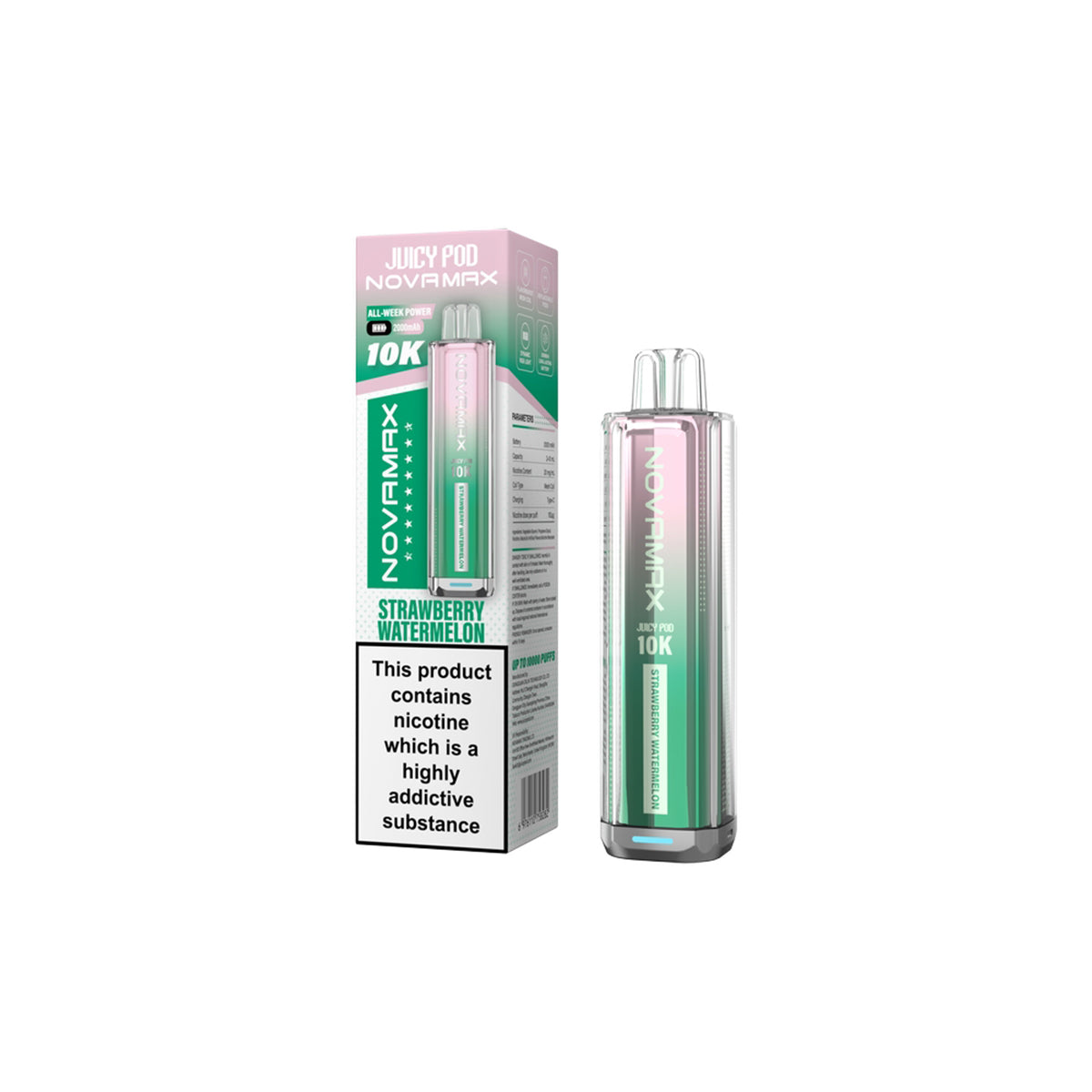 Juicy Pod Novamax 10K Prefilled Pod Kit