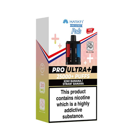 Kiwi Banana / Straw Banana Hayati Pro Ultra Plus 25K Refill Pods Vape Universe
