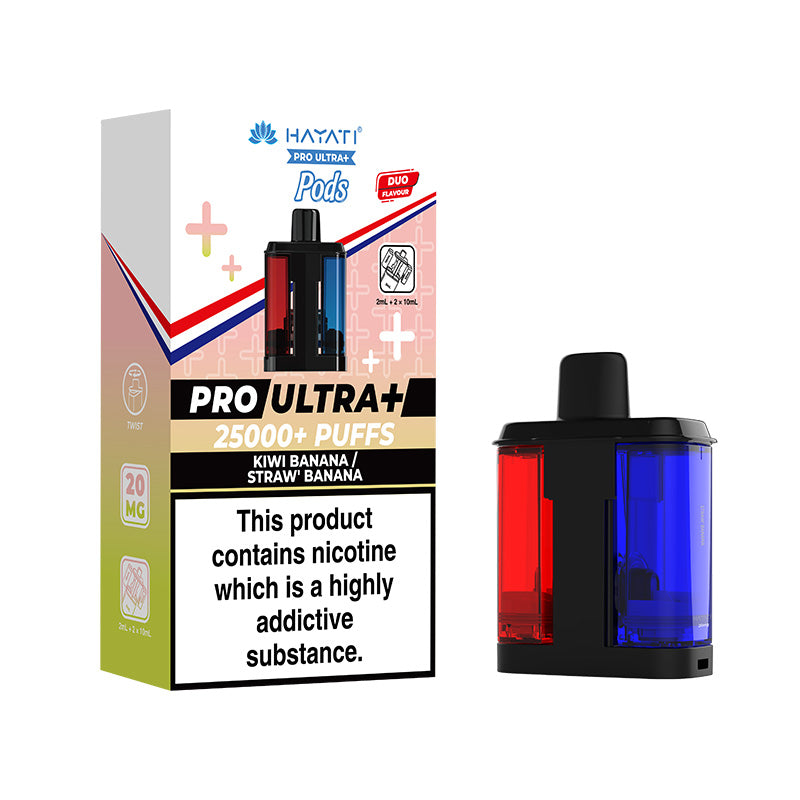 Hayati Pro Ultra Plus Refill Kiwi Banana & Strawberry Banana