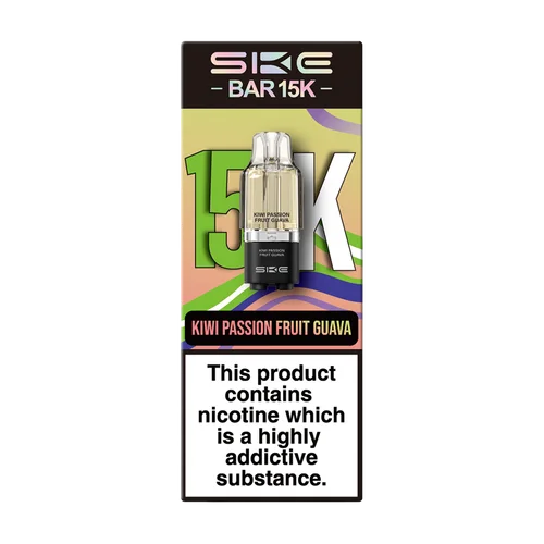 Kiwi Passion Fruit Guava SKE Bar 15K Prefilled Pods
