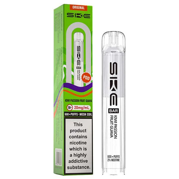 Kiwi Passion Fruit Guava SKE Bar 600 Prefilled Pods - Vape Universe