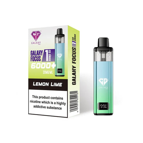 Lemon Lime Crystal Galaxy Focus 1 6000 Prefilled Pod Kit
