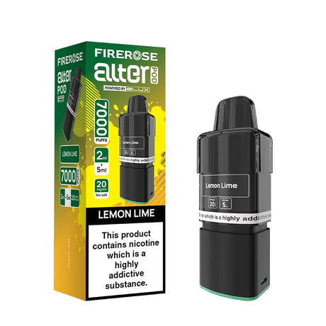 Lemon Lime Elux Firerose Alter 7000 Prefilled Pods