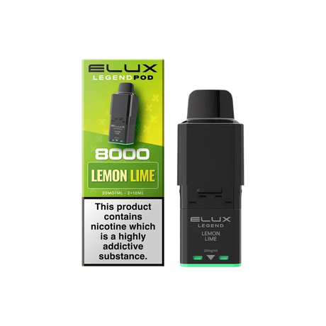 Lemon Lime Elux Legend 8000 Refill Pods – Vape Universe