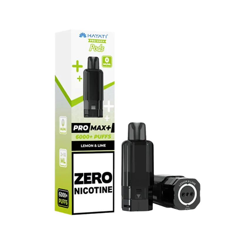 Lemon & Lime Hayati Pro Max Plus 0 Nicotine Pods Vape Universe
