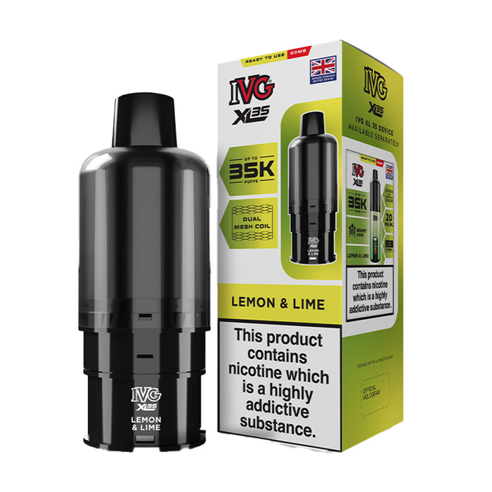 IVG XL 35K Prefilled Pods Lemon & Lime