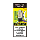 Lemon & Lime SKE Bar 15K Prefilled Pods
