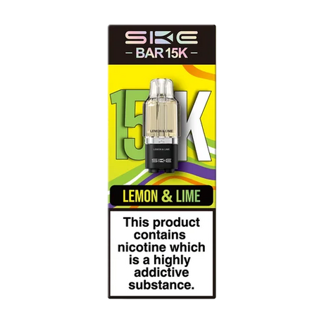 Lemon & Lime SKE Bar 15K Prefilled Pods
