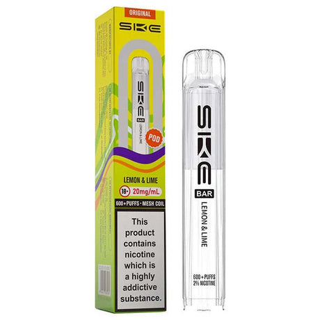 Lemon & Lime SKE Bar 600 Prefilled Pods - Vape Universe