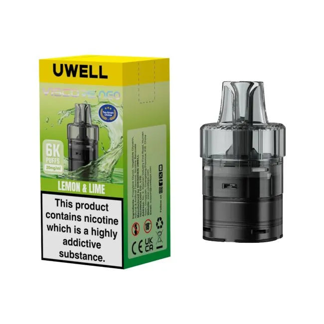 Lemon & Lime Uwell Viscore Neo 6K Refill Pack – Vape Universe