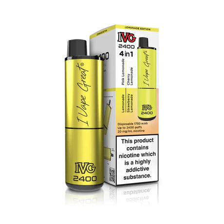 Lemonade Edition IVG 2400 Prefilled Pod Kit
