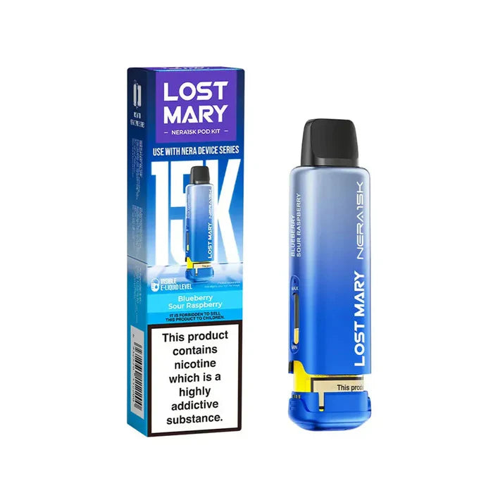 Lost Mary Fullview Blueberry Sour Raspberry refill pods