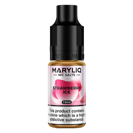 Lost Mary MaryLiq Strawberry Ice Nic Salt E-Liquid – 10ml
