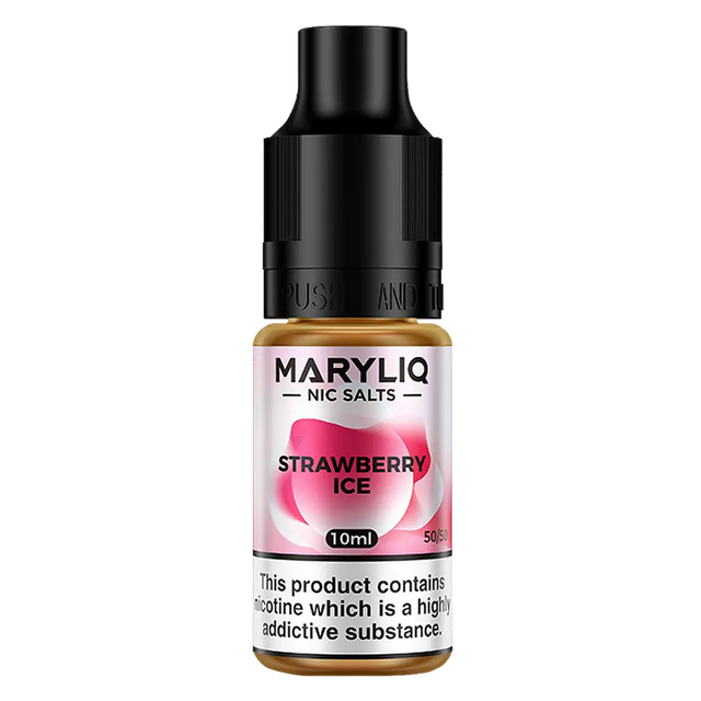 Lost Mary MaryLiq Strawberry Ice Nic Salt E-Liquid – 10ml