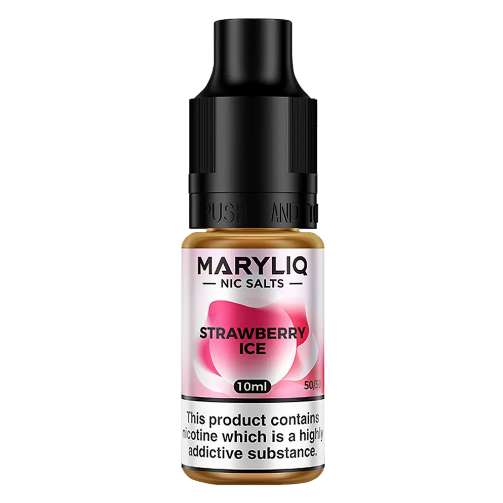 Lost Mary MaryLiq Strawberry Ice Nic Salt E-Liquid – 10ml