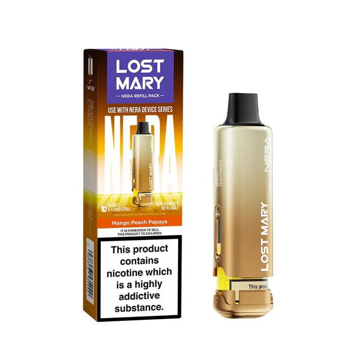 Mango Peach Papaya Lost Mary Nera Fullview Refill Pack - Vape Universe
