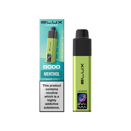 Menthol Elux Legend 8000 Prefilled Pod Kit – Vape Universe