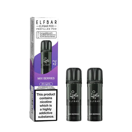 Mix Berries Elf Bar 600 Prefilled Pods
