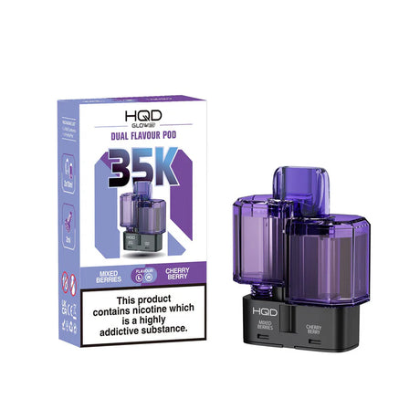 Mixed Berries / Cherry Berry HQD Glow Air 35K Refill Pack

