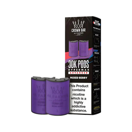 Mixed Berry Al Fakher Hypermax 30K Refill Pack
