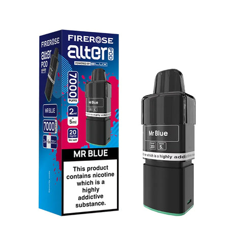 Mr Blue Elux Firerose Alter 7000 Prefilled Pods