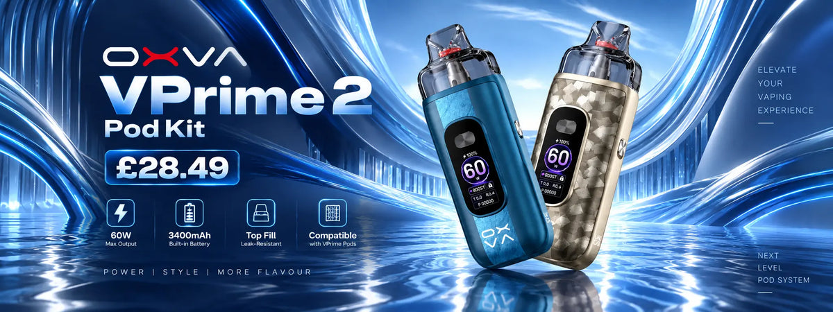 OXVA VPrime 2 Pod Kit Banner Desktop
