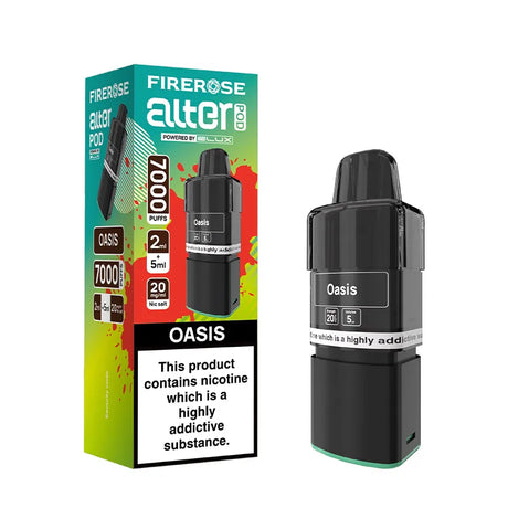 Oasis Elux Firerose Alter 7000 Prefilled Pods