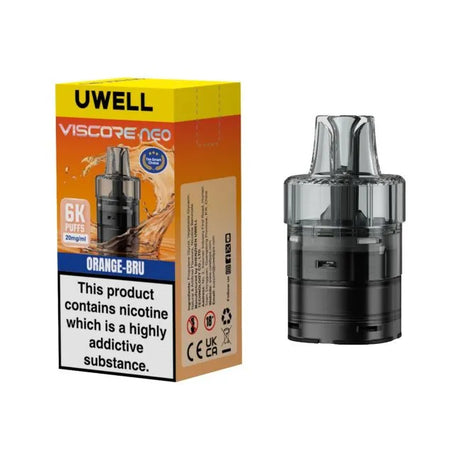 Orange Bru Uwell Viscore Neo 6K Refill Pack – Vape Universe