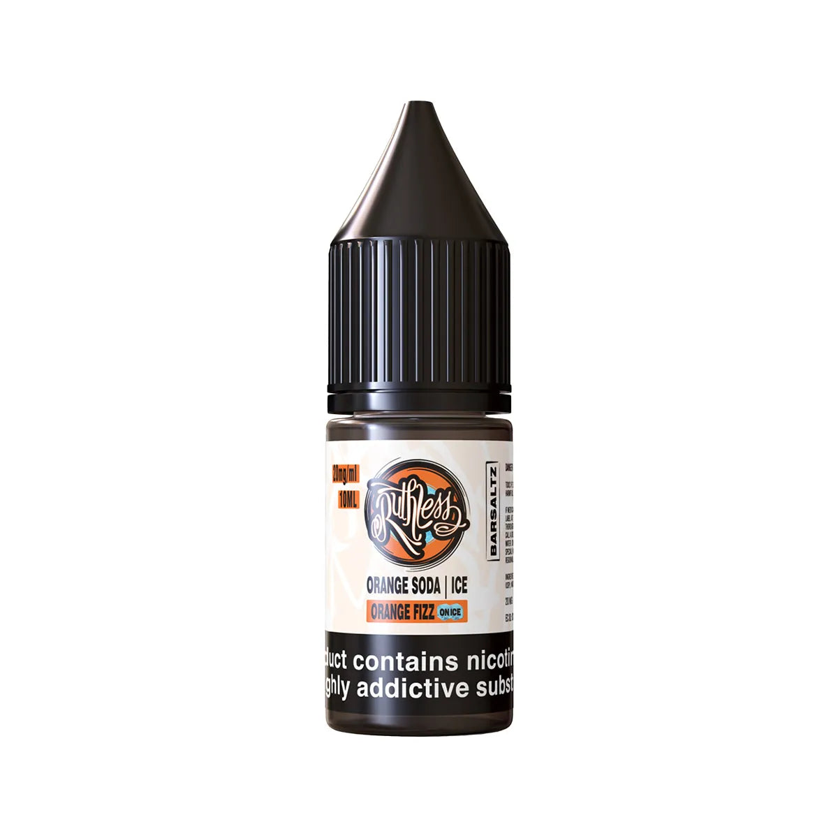 Orange Fizz On Ice Ruthless Nic Salt E Liquid - 10ml