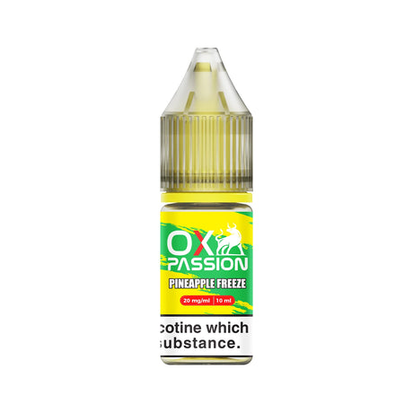 Ox Passion Pineapple Freeze Vape Liquid By Oxva Vape