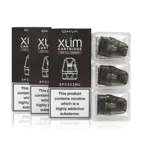 Oxva Xlim V3 Cartridge Top Fill Replacement Pods (Pack of 3) - VapeUniverse
