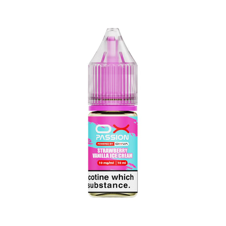 Oxva Ox Passion Strawberry Vanilla Ice Cream Nic Salt E-Liquid