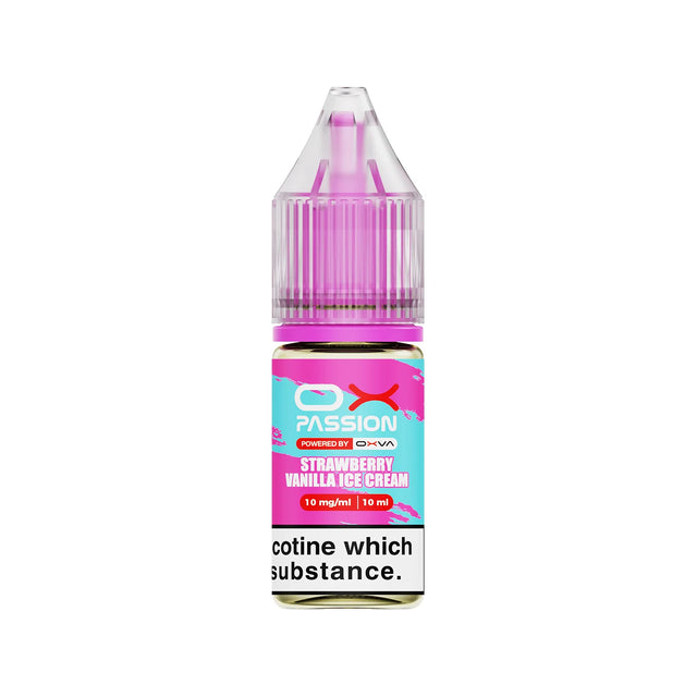 Oxva Ox Passion Strawberry Vanilla Ice Cream Nic Salt E-Liquid